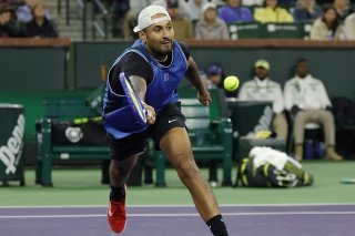Nick Kyrgios a été contraint à l'abandon jeudi à Indian Wells KEYSTONE/EPA/JOHN G. MABANGLO